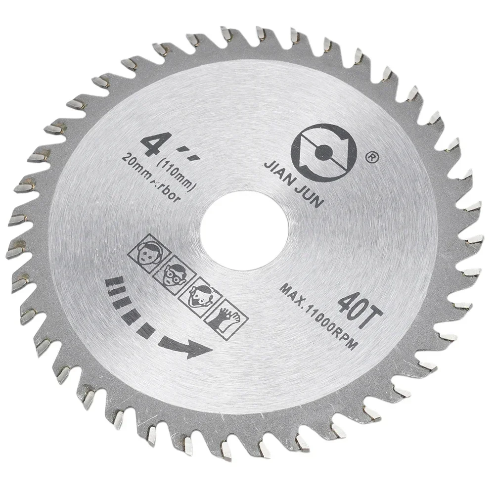 

1pc 4 Inch 40 Tooth Grinder Round Saw Disc Wood Woodworking Alloy Saw Blade Accessories Parts Woodworking Cutting Tools