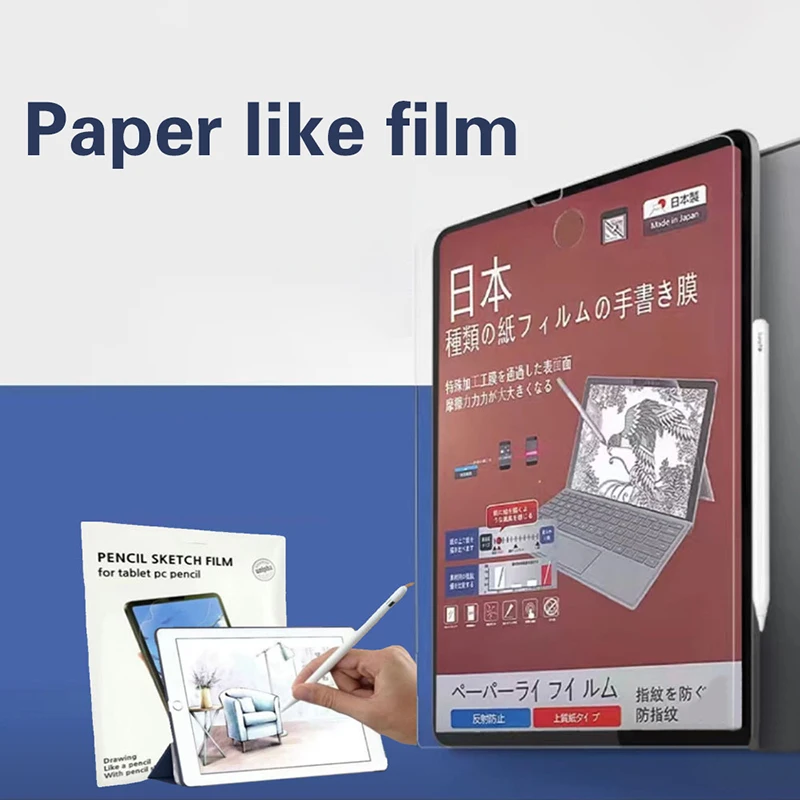 Like Paper Film Screen Protector For Ipad Pro 13 12.9 11 2024 M4 Air 4 5 3 10th 9th 8th 7th Generation Mini 6