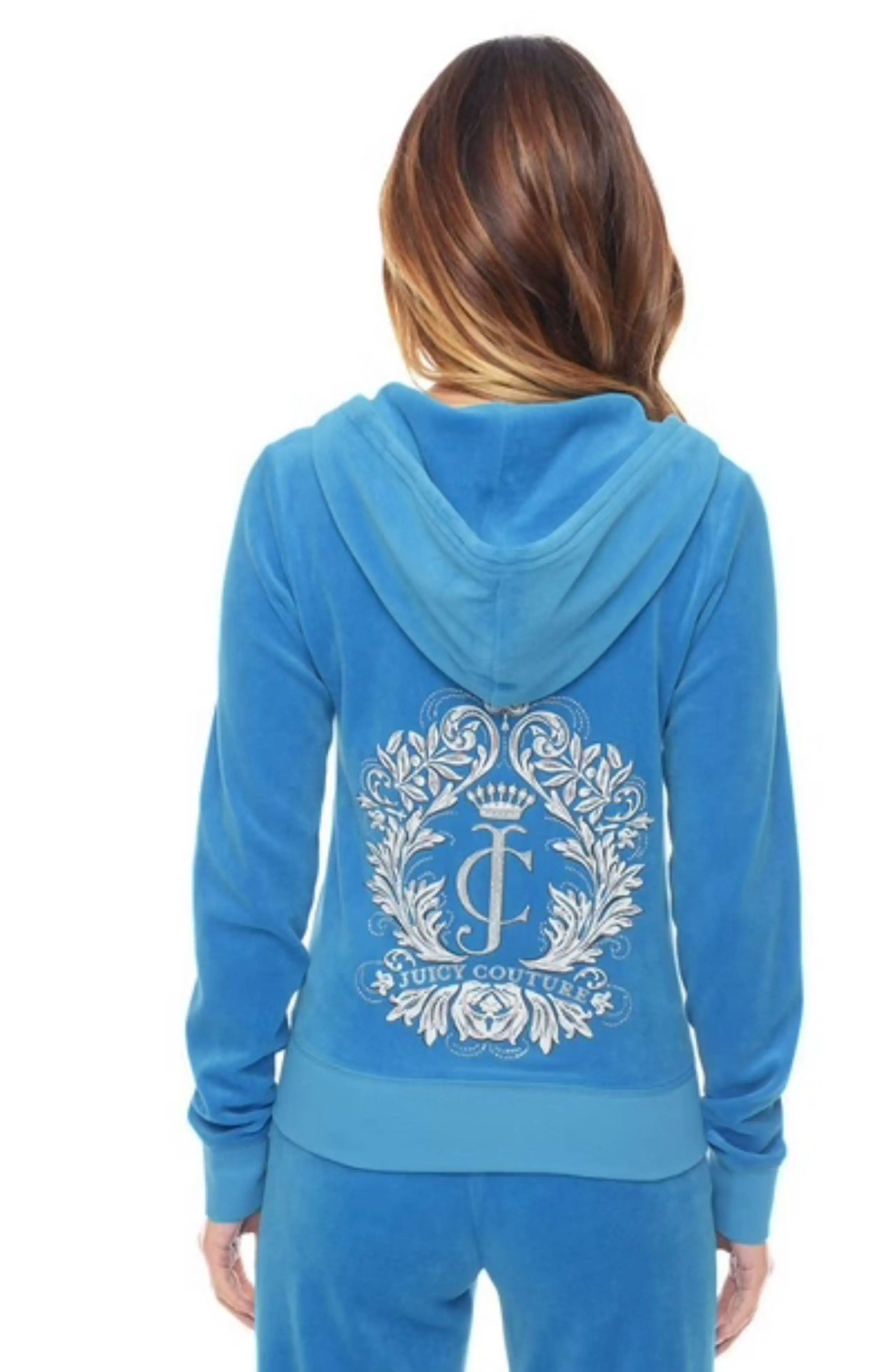 

Женский велюровый спортивный костюм JC: худи и брюки с камнями, брендовый комплект для женщин