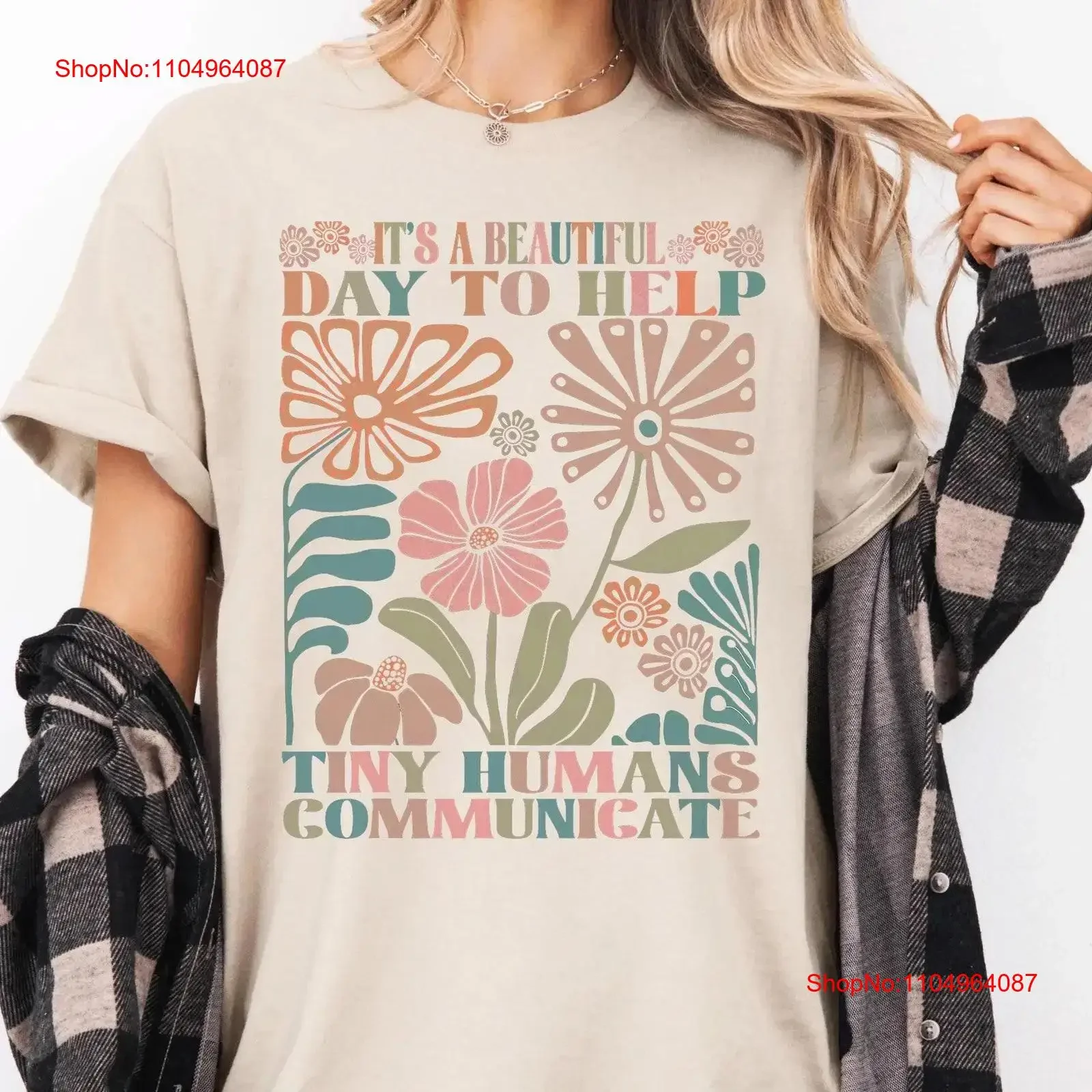 

It's A Good Day To Help Tiny Humans Communicate T Shirt Speech Language PathologisT Special Education SLP vintage Washed