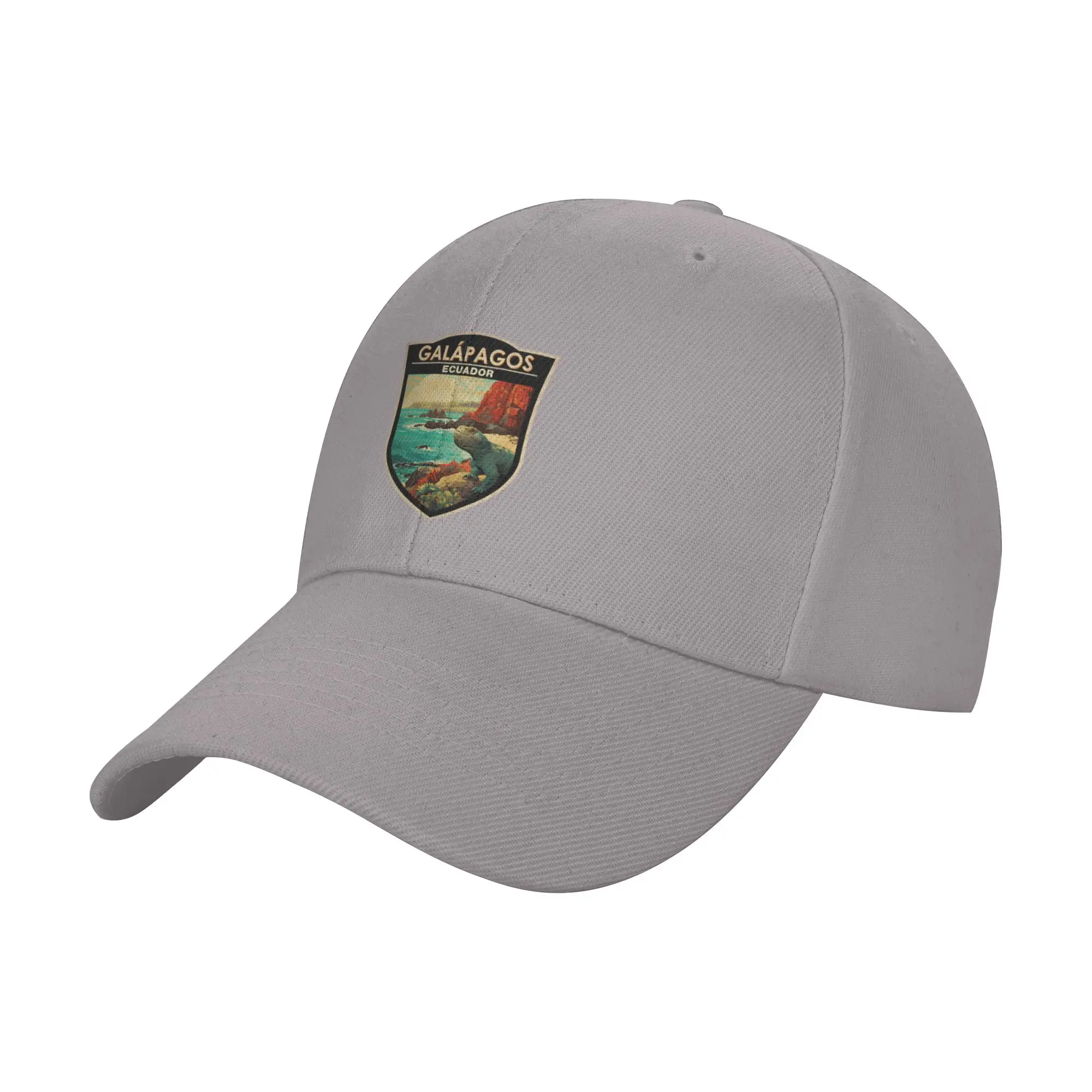 Galapagos Islands Travel Art Badge Trendy Baseball Cap Running Structured Dad Hat