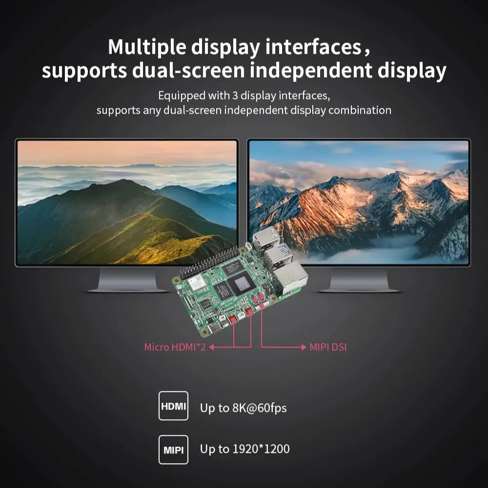 for Orange Pi 5 Pro 32GB RAM LPDDR4 Single Board Computer RK3588S Support Wi-Fi 6+BT5.0 with BLE 2.4GHz CokePi SBC Single Board