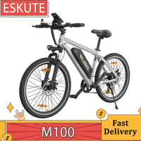 ESKUTE M100 Electric Bike 250W Brushless Motor 36V 10.4Ah Removable Battery 27.5 inch Tire EBike 25km/h Max Speed 50-60km Range