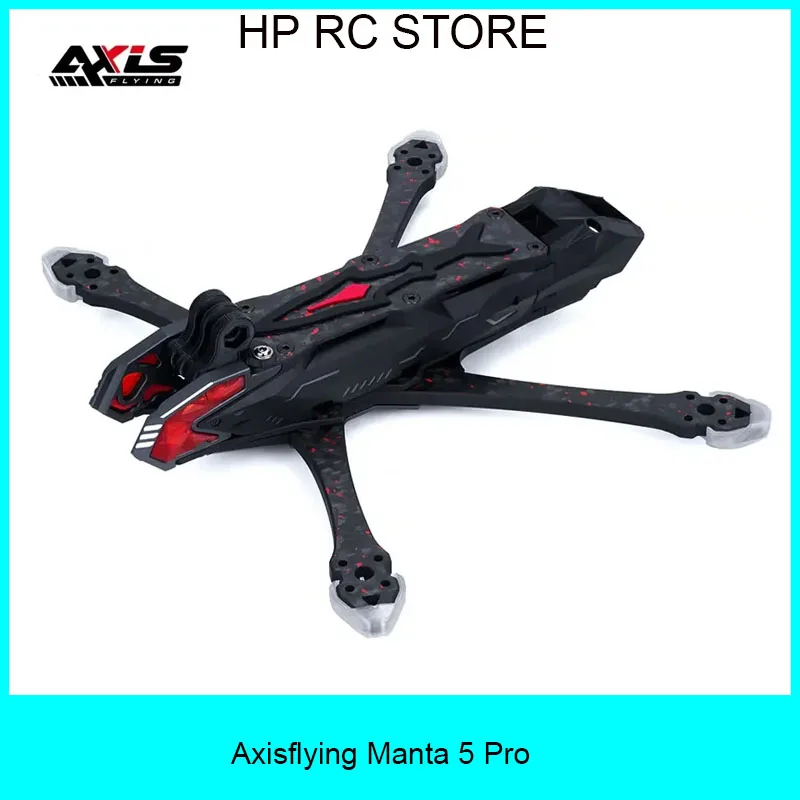 

Axisflying Manta 5 Pro DC/Squashed X 5inch 6S FPV Frame Kit Wheelbase 226.5mm for RC FPV Freestyle Drone