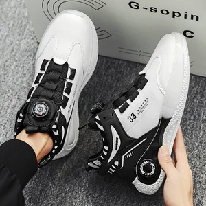 Men's sneakers with swivel buckle, comfortable and non -slip shoes with lace -up and durable for men's outdoor activities 8 Main Sales Color Tenis - №5