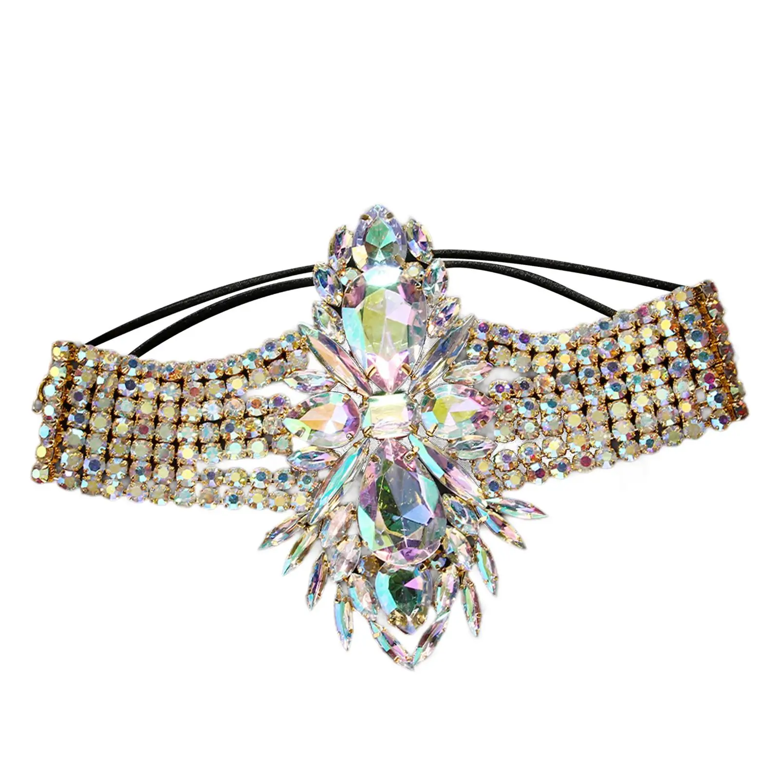 Women Thigh Chain Body Jewelry Luxury Copper Leg Chain Sexy Accessories Lightweight Party Decoration for Wedding Rave Beach