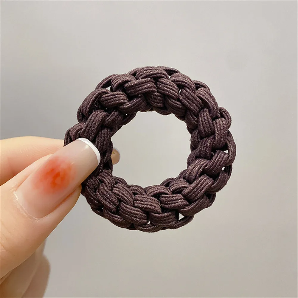 Fashion Woman Ponytail Holder Hair Tie Hair Scrunchies Rubber Band Stationarity Elastic Hair Band Simple Hair Accessories 2023