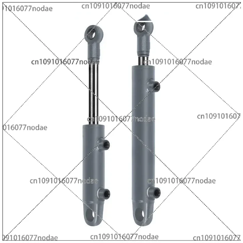 1 Ton 2 Tons 40 Bore Hydraulic Cylinder Earrings Solid Rod Small  Double Ear  Double Acting Two-way