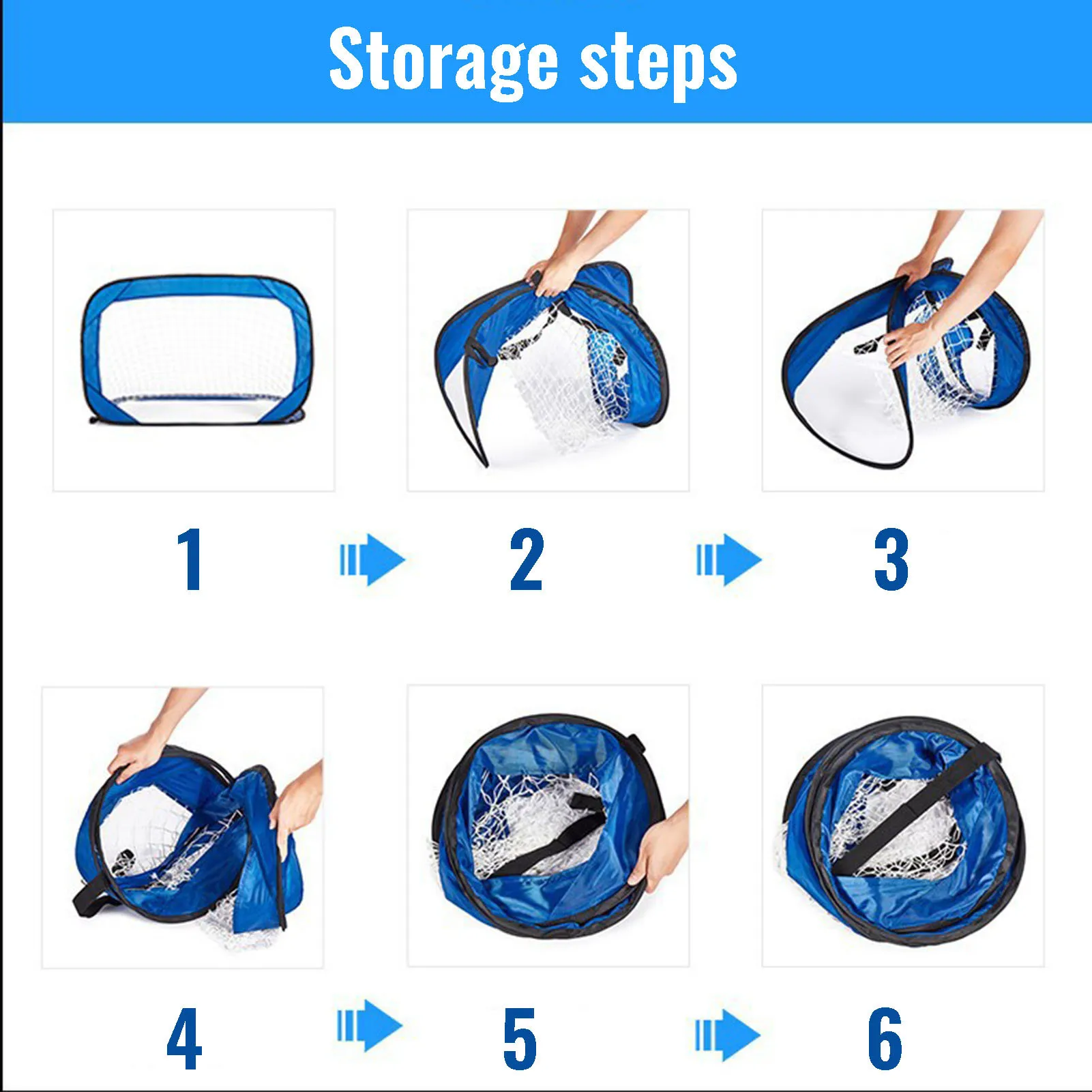 Faltbares Fußballtornetz, Outdoor-Training, Pop-Up-Fußballziel für Kinder, tragbares 2-in-1-Design mit Zielübungsspiel für den Hinterhof