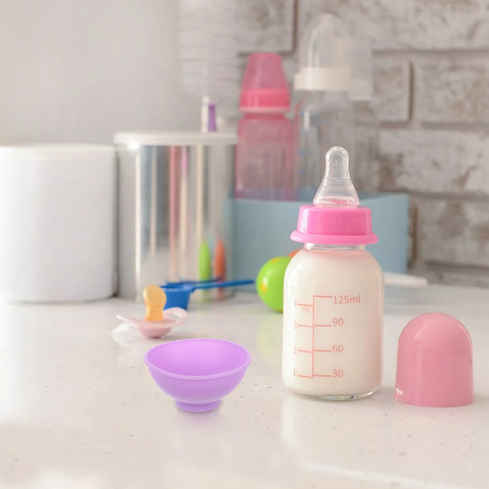 4 قطعة أطباق سيليكون صغيرة متعددة الاستخدامات لتقوم بها بنفسك قناع الوجه خلط الحاويات غير لاصقة حاويات غسالة الصحون حامل قناع ذاتي الصنع #5