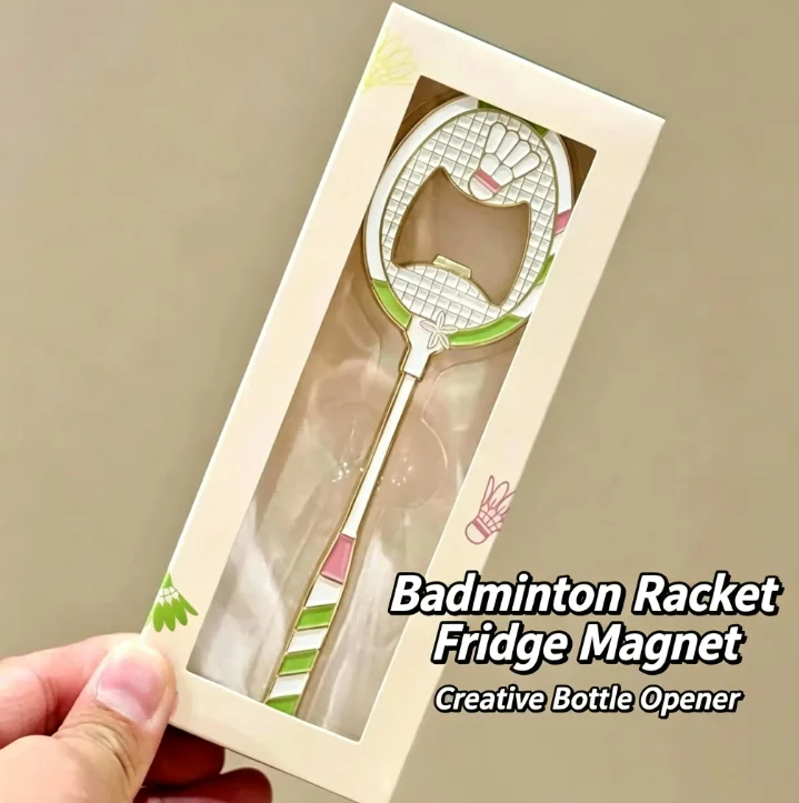 Badminton Materi - 10 Pcs 배드민턴 라켓 모양의 병따개
