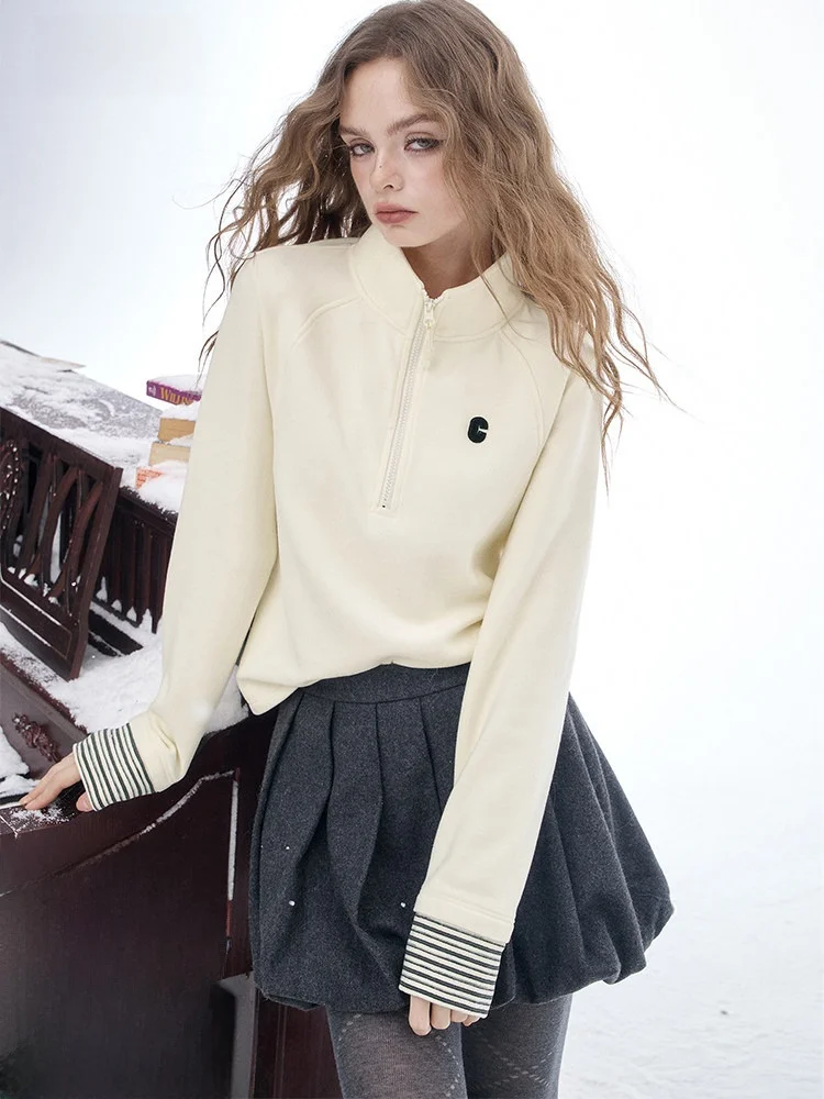 

Loose Winter Ne Striped Long Sve T-irt Women Casual Sle Comfortable Fit Faionable Top by Elf Sa