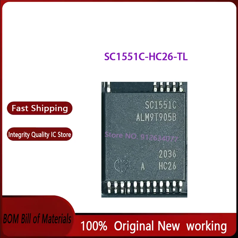 5PCS 100% New original SC1551C SC1551C-HC26 power converter IC chip SC1551C-HC26-TL patch