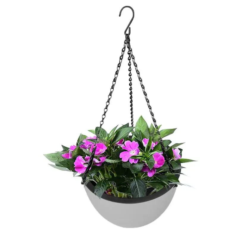 

Hanging Basket Flowerpot Suspend Plant Hanger Creative Lightweight Automatic Water Suction Plant Pot For Home Garden Decoration