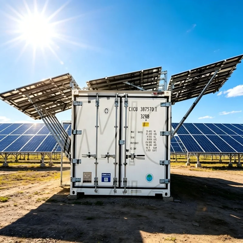 FL Solar Powered Refrigerated Container adjustable temperature setting for rural farm mobile cold storage container device