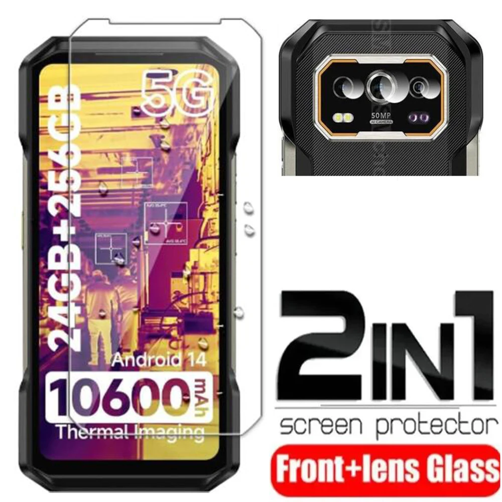 Szklane etui ochronne do Ulefone Armor 27 27T Pro Szkło hartowane do Ulefone Armor 27 27T Pro Szklana folia ochronna na obiektyw — zdjęcie produktu 3