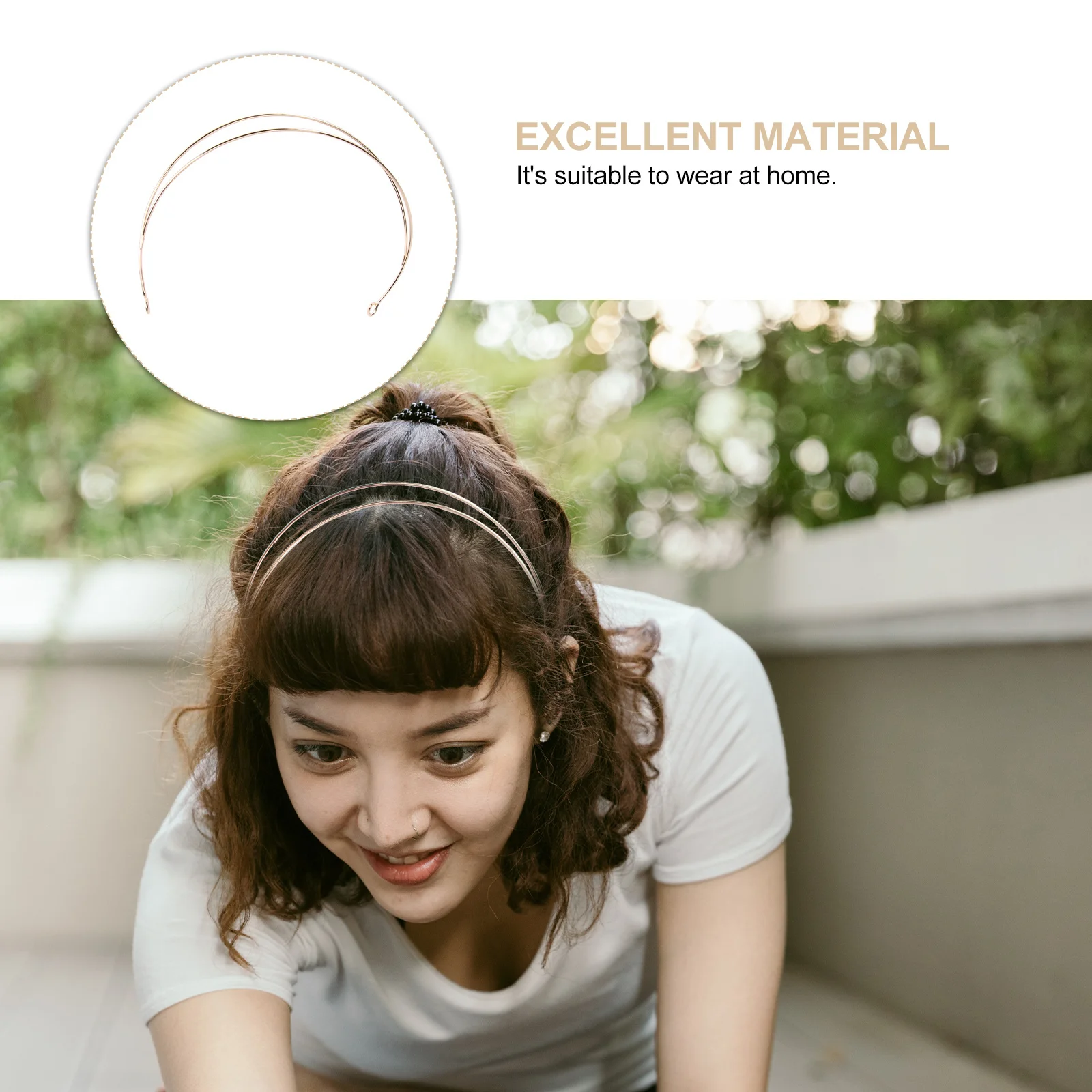 

2 шт., обруч для волос из сплава «сделай сам», простая повязка для волос цвета: золото, серебро для женщин, женские модные аксессуары для волос, повязка на голову «сделай сам»