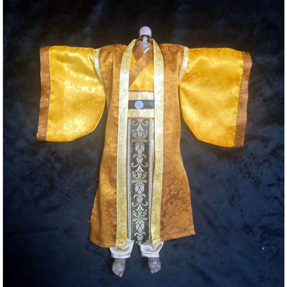 1/6 scale ancient chinese emperor costume fit 12 inches DIY action figure