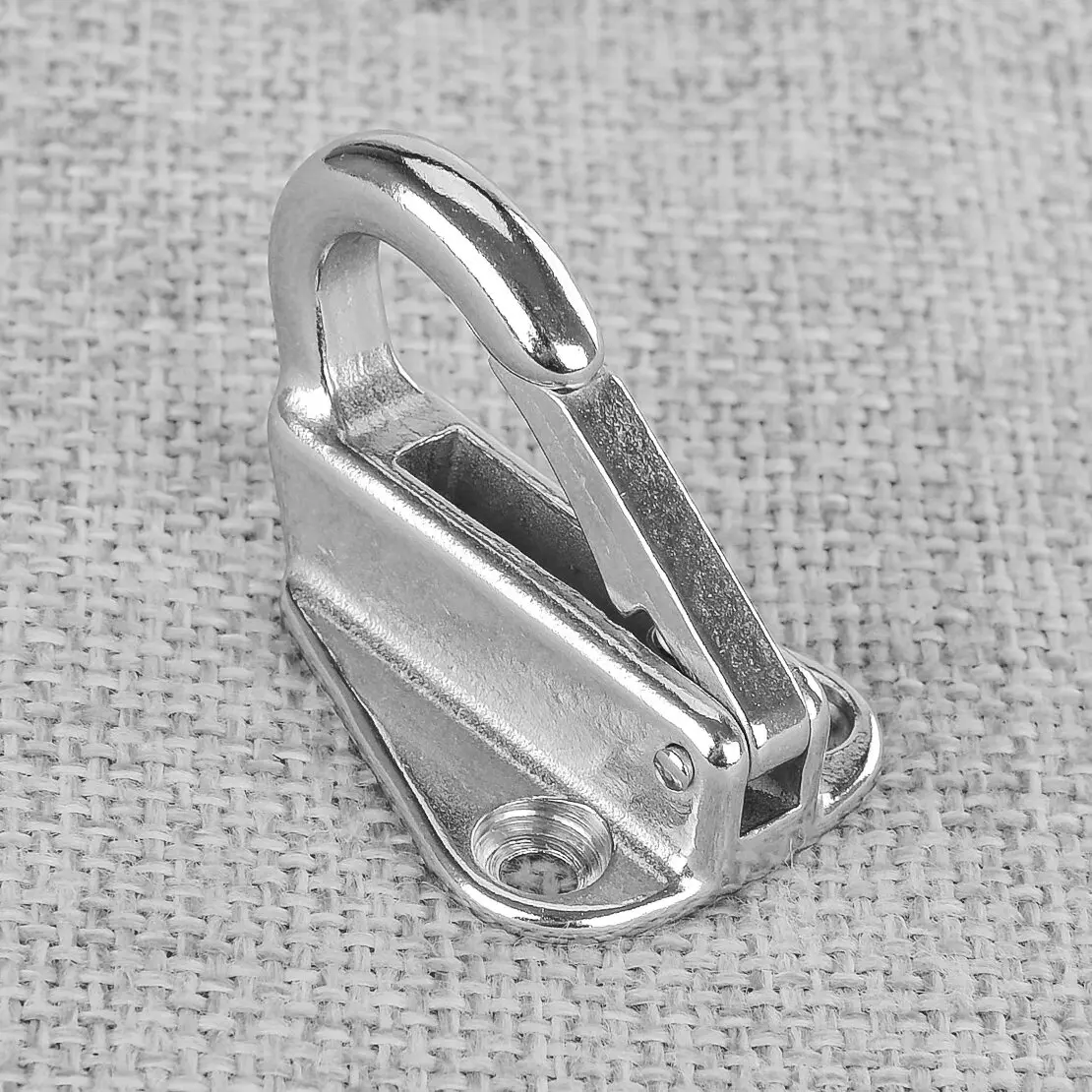 Marine Spring Snap Attach Rope Fending Locked Hook Fender Boat 316 Stainless Steel