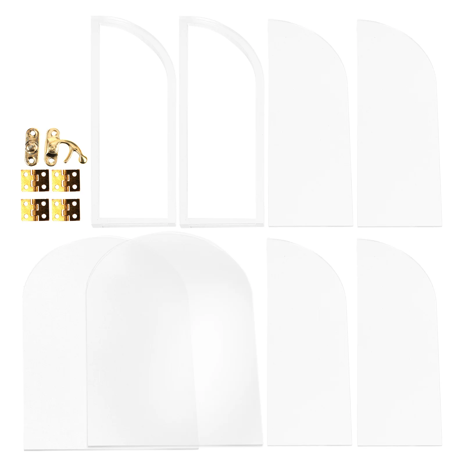 

DIY Decors 95x175mm Acrylic Flow Mahjong Mold Gothic Birdcage Moving S Art Home Office Tabletop Display St Decorations