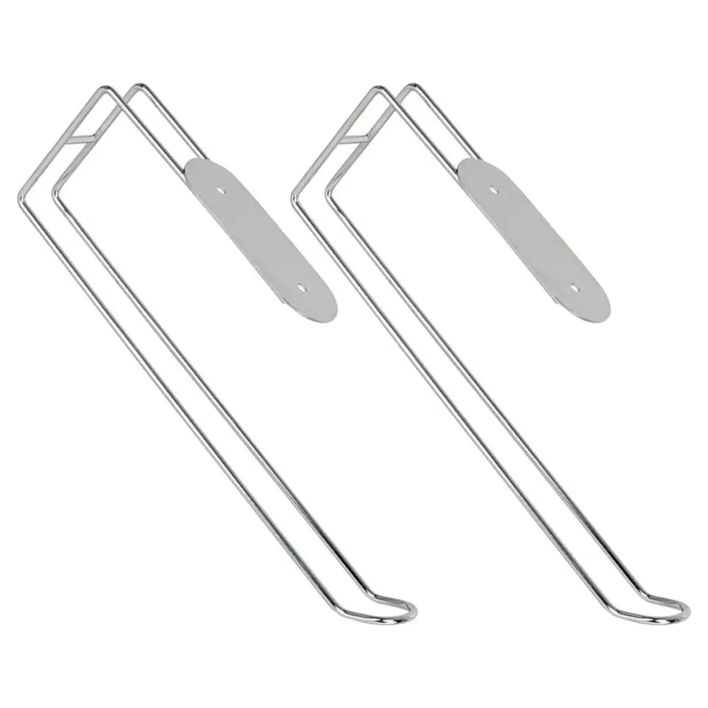 

Держатель для кухонных бумажных полотенец из нержавеющей стали, 2 шт., настенный, для хранения под шкафом, диспенсер для туалетной бумаги в ванной