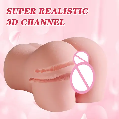 Real Vagina Masturbation sexx Dolll Realistic Butt Skin Pocket Pussyy sexx Toys for Men Silicone Vaginal Anus Male Masturbators Cup