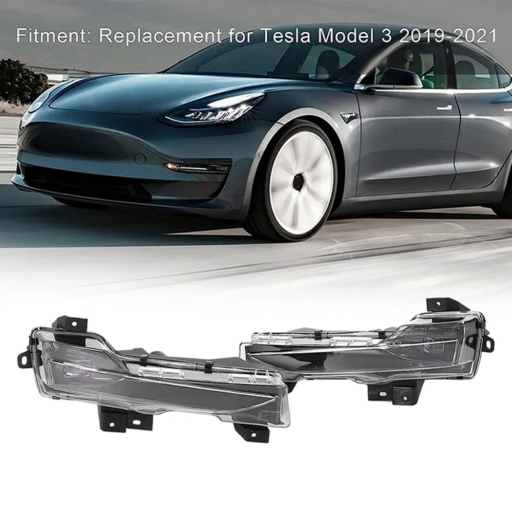 Для Tesla Model 3/Y 2017-2023 гг., противотуманная фара без янтаря, левая сторона евро 1077395 -00-D 1077395 -00-Э 1077395 -00-F 6002TA0403