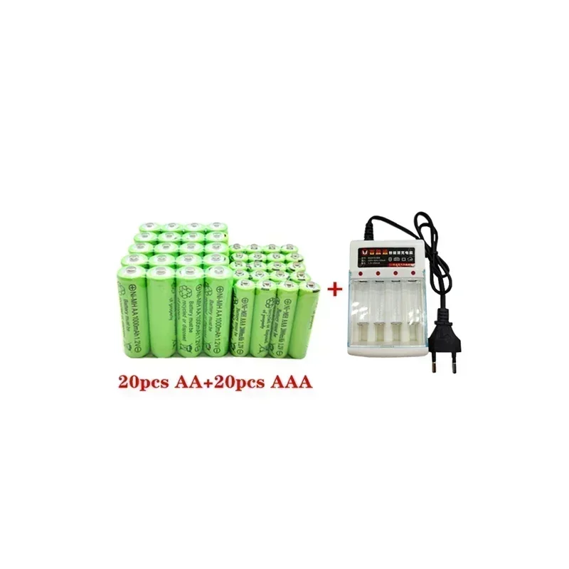 AA 1.2V 1000mAh AAA 1.2V 2000mAh NI-MH rechargeable battery