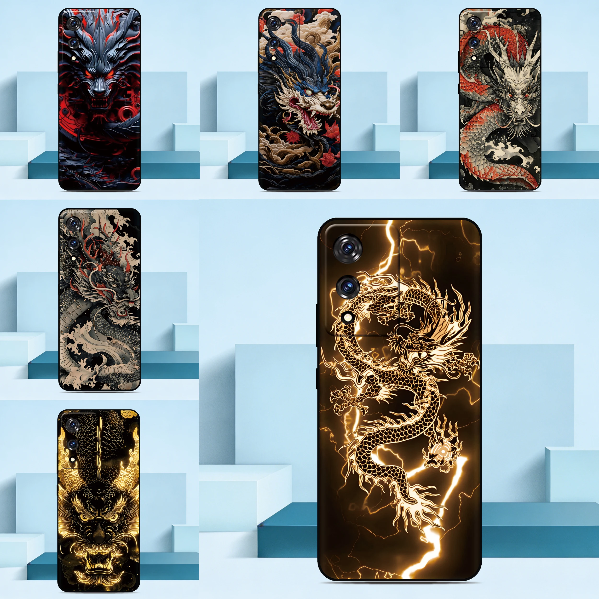 Dragon Colorful Phone Case For Ulefone Note 20 19 18 Ultra 10 12 13 14 15 16 17 Pro 13P 12P 11P 10P Custom Picture Back Cover
