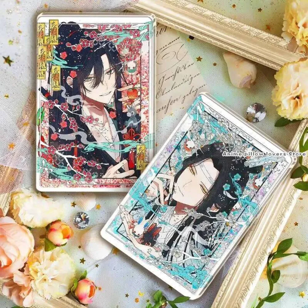 Anime Mo Dao Zu Shi Wei Wuxian Lan Wangji Cosplay Acrílico con Arena Movediza, Soporte de Mahjong, Souvenir, Regalo de Cumpleaños para Fans