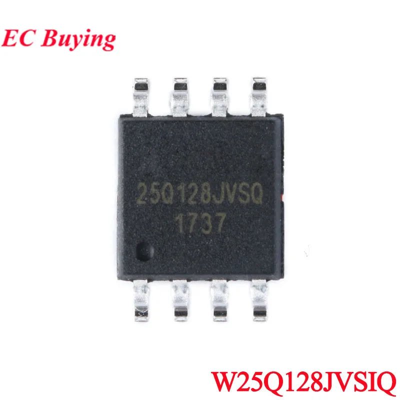 20Pcs/1pc W25Q128JVSIQ 25Q128JVSIQ W25Q128JVSQ W25Q128 W25Q128JVSSIQ W25Q128JV 25Q SOIC-8 128Mbit SPI Flash Memory Chip IC