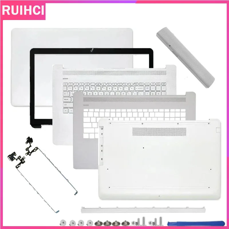 

New Casing For HP 17-BY 17-CA 17-CR 17Z-CA 470 G7 LCD Back Cover Bezel Palmrest Upper Top Case Bottom Base Case White L22516-001