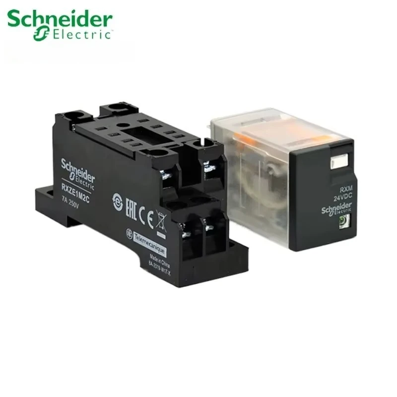 Schneider Electric Intermediate Relay RXM2LB2BD JD RXM4LB2P7 F7 RXM4LB2BD 24V 230V RXZE1M2C RXZE1M4C 8 Feet 14 Feet Base