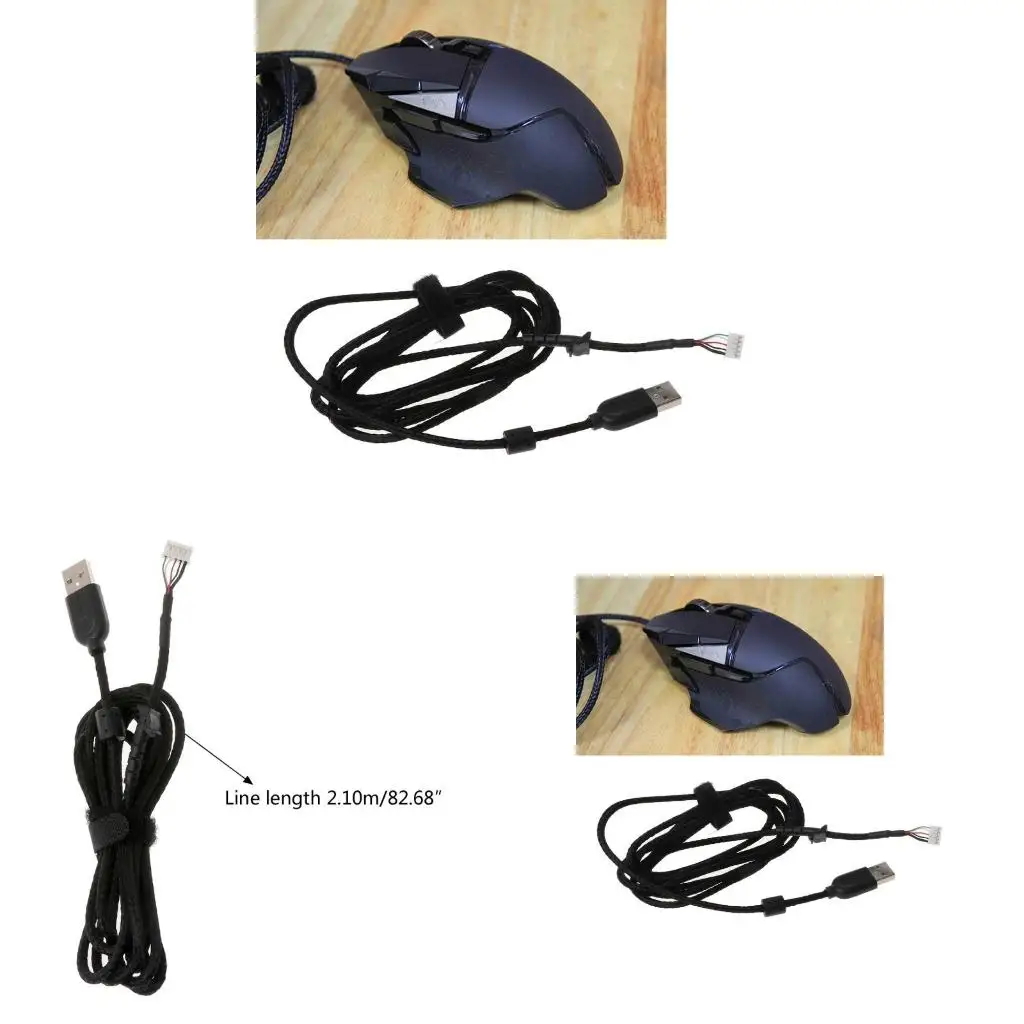 Soft Durable Mouse Line Replacement For G502 RGB Mouse 2.1 Meter