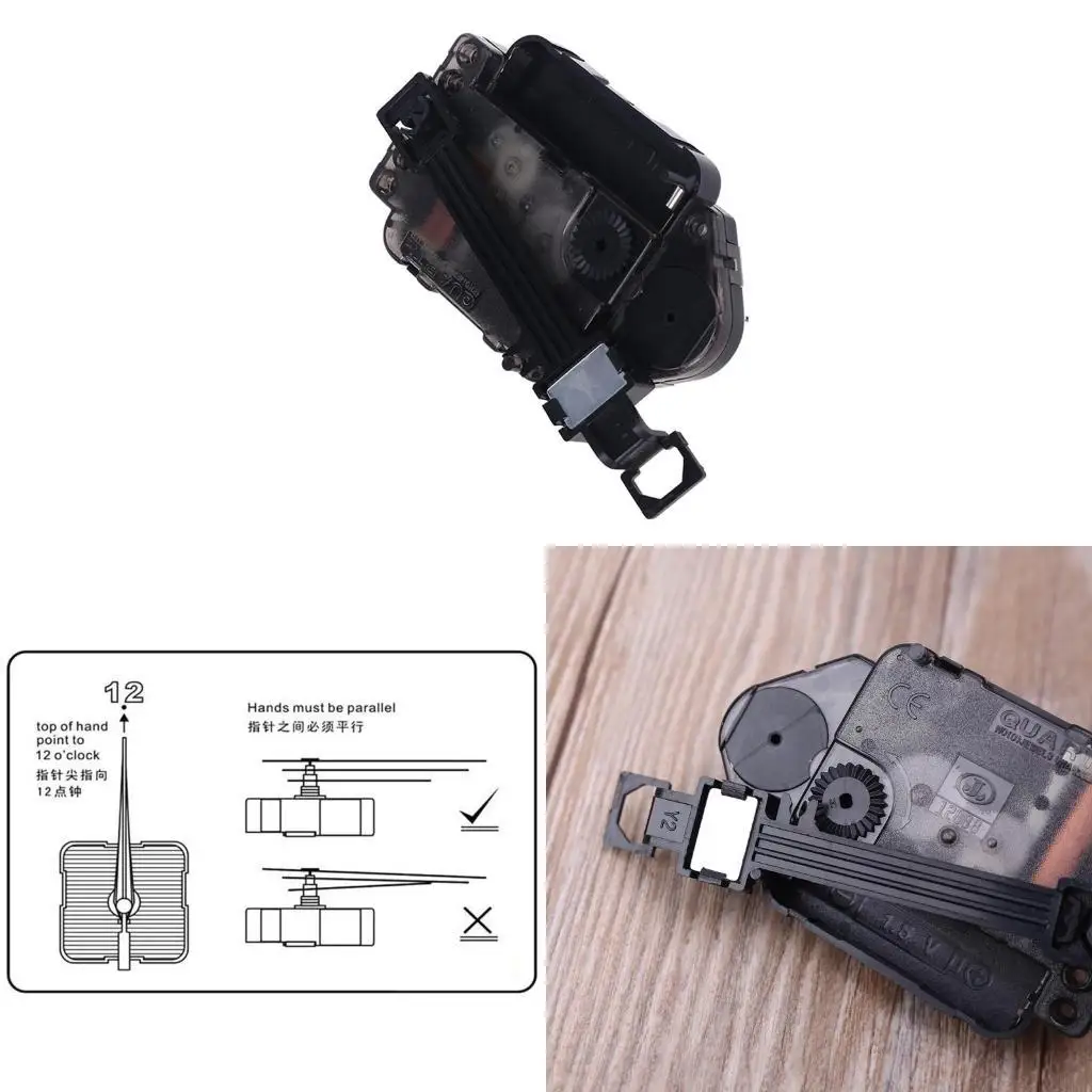 37ME Wall Pendulum Clock Motor Movement Mechanism DIY Replacement Repair Hands Fittings Parts