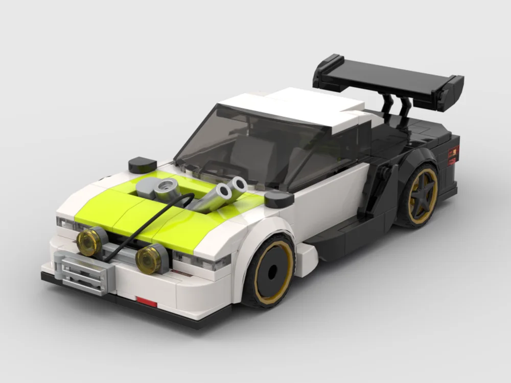 

S13 Nissan City Speed Champions Racer Cars, спортивный автомобиль, строительные блоки Moc, креативные гаражные игрушки, рождественский подарок ребенку