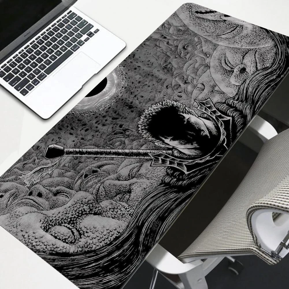 Guts Sword in Berserk Mouse Pad Computer Keyboard Mat Large Office laptop Mousepad Gamers Desk Pads Non-slip Rubber Table Mats