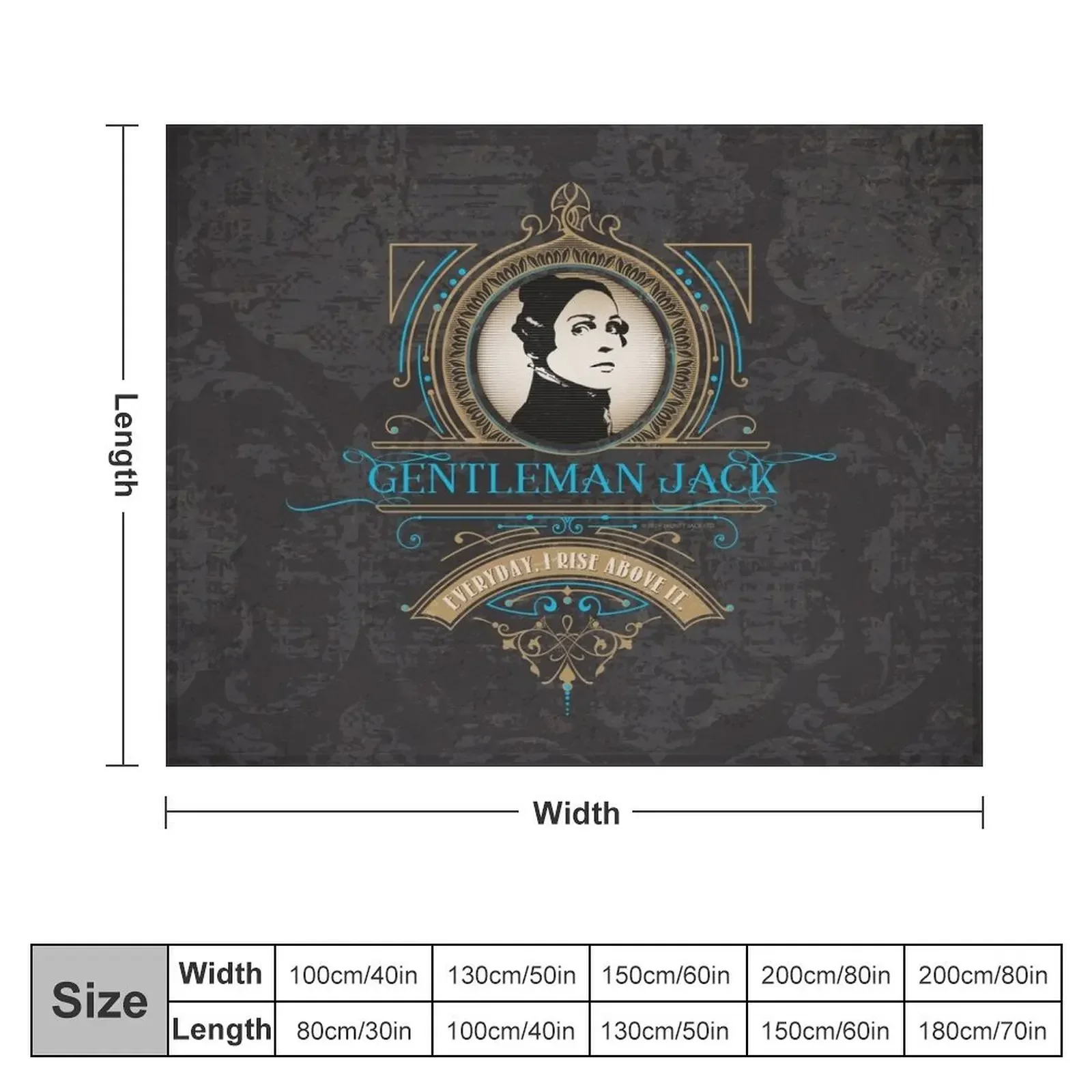 Vintage Gentleman Jack Emblem Throw Blanket christmas gifts Thermals For Travel Blankets