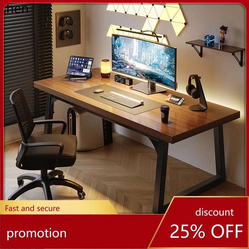 

YFY Double Computer Desktop Home Office Simple Bedroom Gaming Work Desk Student Desk Writing