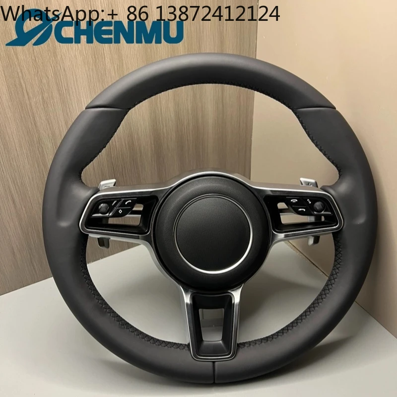 

Suitable for P-orsche Steering Wheel Panamera Macan Cayenne 718 911 918 958 970 971 Carbon Fiber/leather Steering Wheel