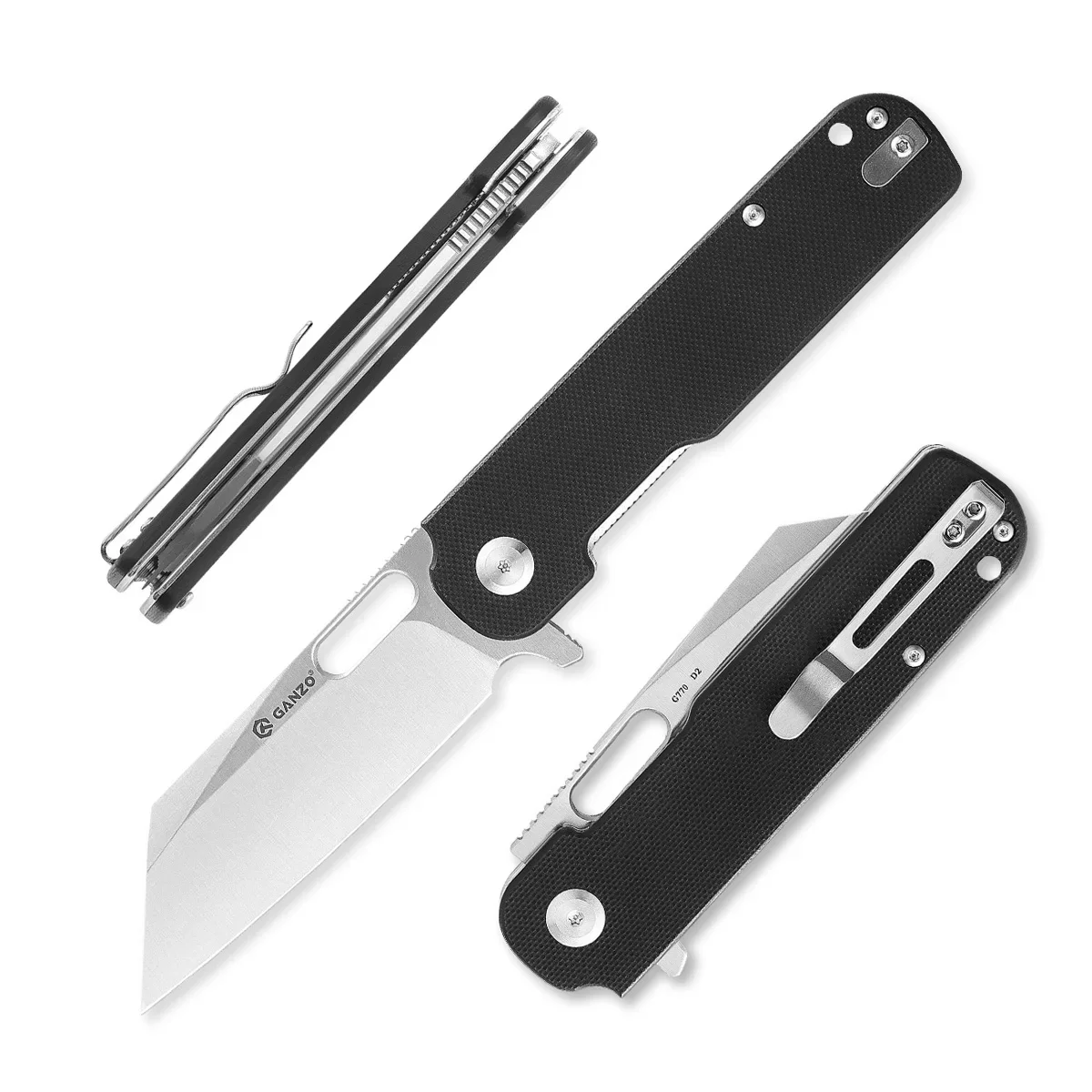 

2024 +-60HRC Ganzo G770 FBknife D2 Blade G10 Handle Folding Knife Pocket Knife Tactical Outdoor Camping Tool Survival Tool