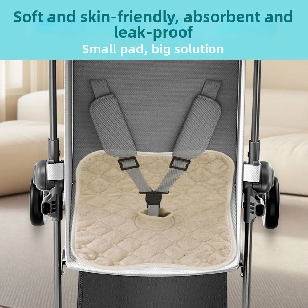 

Влагопоглощающая подушка для сиденья детской коляски с нескользящим дизайном, защита от грязи, удобная, устойчивая к пятнам, накладка на сиденье.