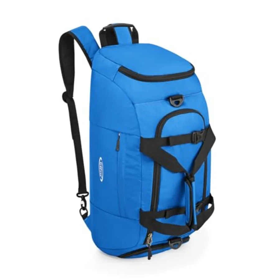 40L 3-Way Duffle Bag Backpack Gym Bag for Men Women Sports Duffel Bag with Shoe Compartment Travel Backpack Luggage