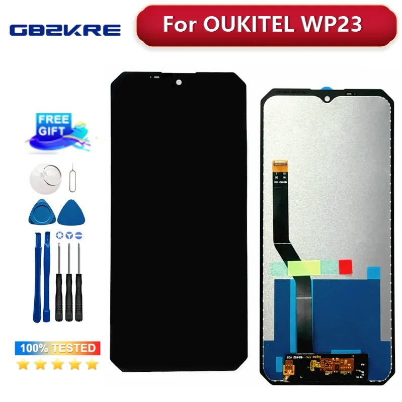 inalny oryginalny wyświetlacz LCD OUKITEL WP23 WP28 + akcesoria do naprawy ekranu dotykowego do smartfona OUKITEL WP23 Pro WP36 WP 36 WP38