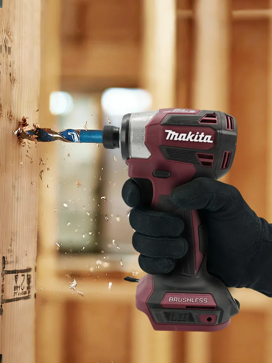 Makita 18V DTD173 borstelloze boormachine, elektrisch gereedschap, veelkleurig, doe-het-zelf, 180 Nm, elektrische houtbout, T-modus - afbeelding 2