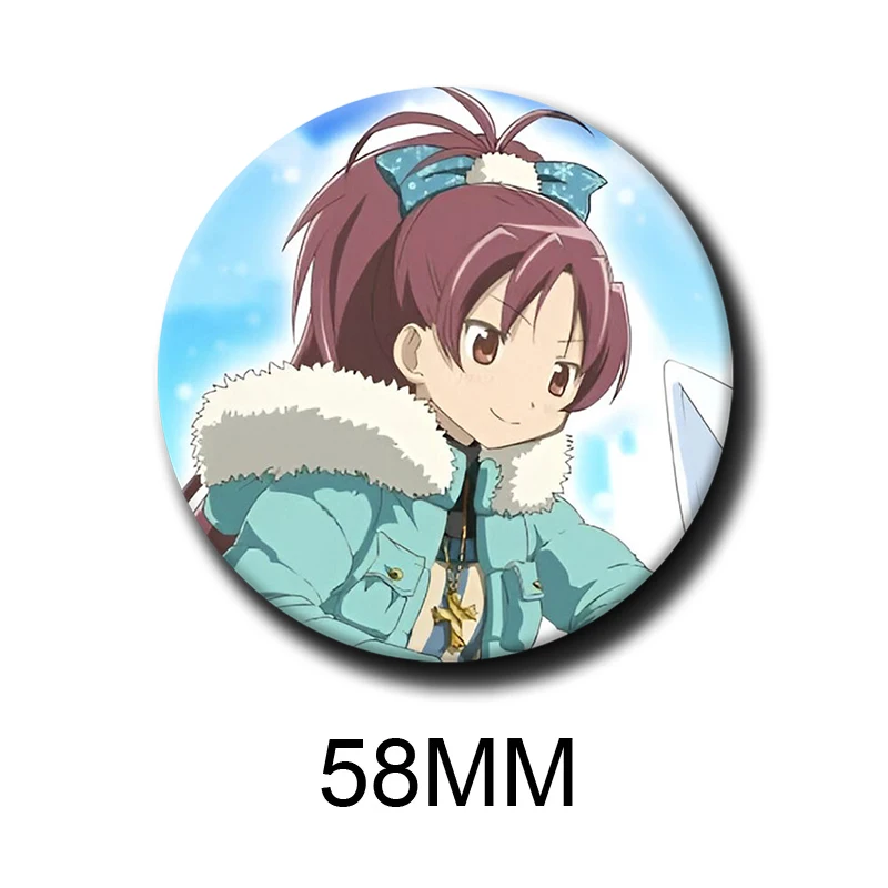 شخصية كرتونية كيوكو ساكورا زر دبوس أنيمي دور كيوكو ساكورا بروش شارة إبداعية لحقيبة الظهر الملابس الديكور هدية