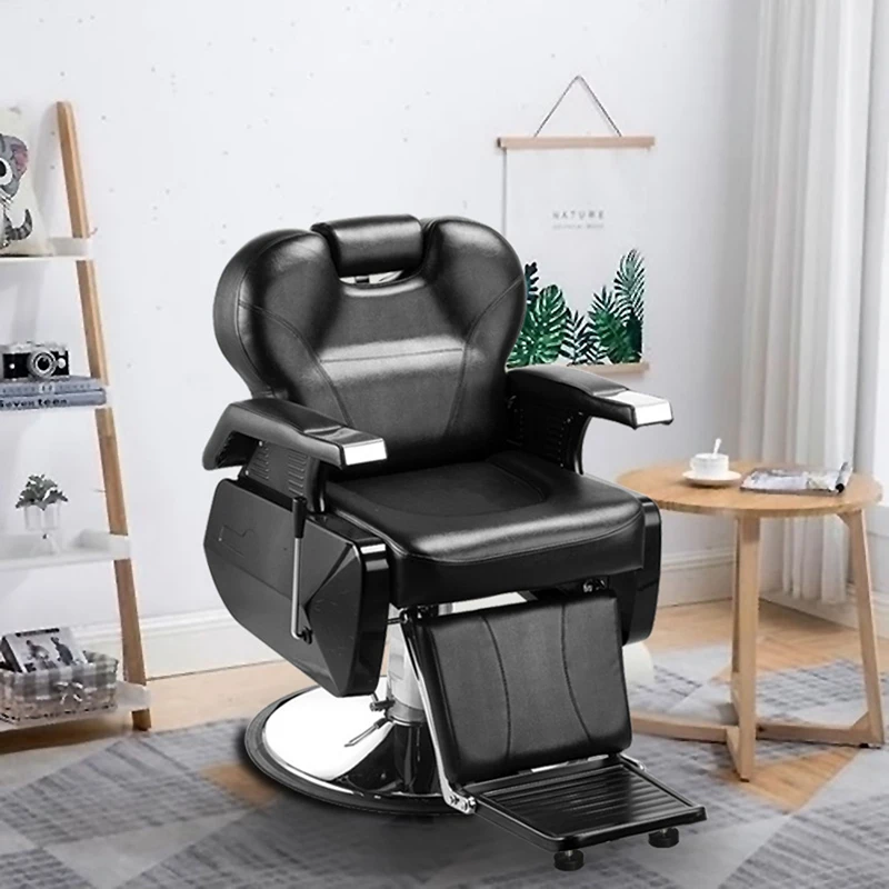 Professional Swivel Chair Reclining Luxury Aesthetic Barber Chair Salon Cosmetic Stylist Behandelstoel Barber Equipment LJ50BC