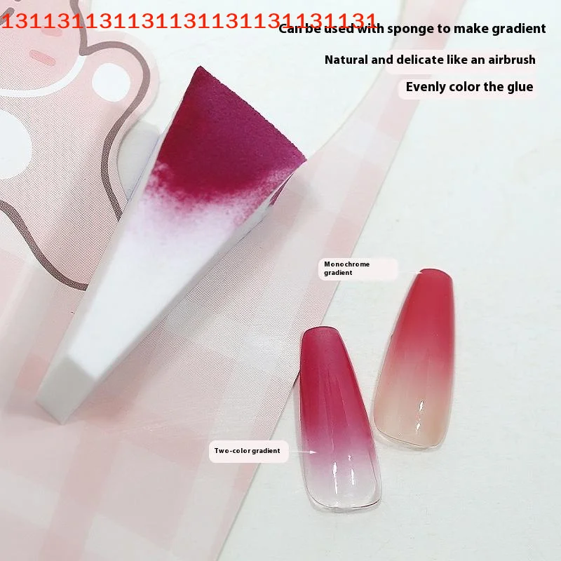 DIY Gradient Malerei Gel Maniküre Werkzeug Make-Up Erröten Wisch Schwamm 20/50Pcs Weiß Dreieck Weichen Schwamm Nagel Pinsel