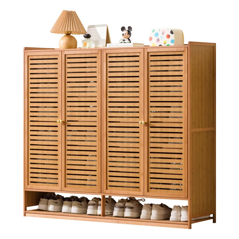 armoire-a-chaussures-verticale-de-luxe-avec-portes-eclairees-organisateur-d'entree-haut-de-gamme-pour-la-maison
