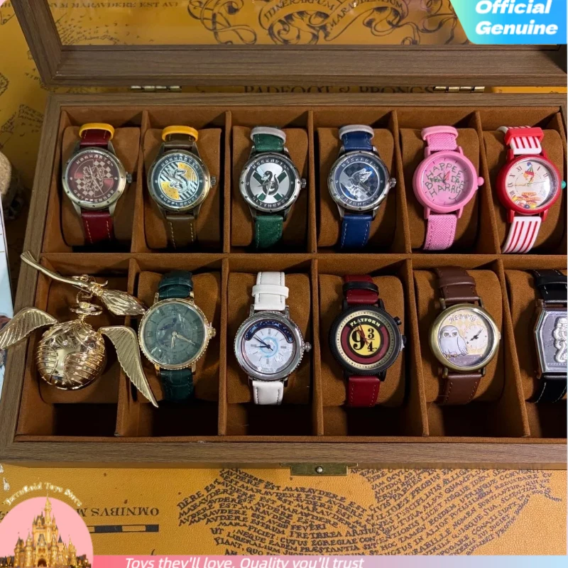 Caja Sorpresa con Reloj de Harry Potter 9 3/4, Artículo Coleccionable Original de la Película, Elegante Regalo Navideño para Coleccionistas Apasionados